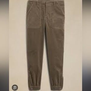Banana Republic corduroy joggers.